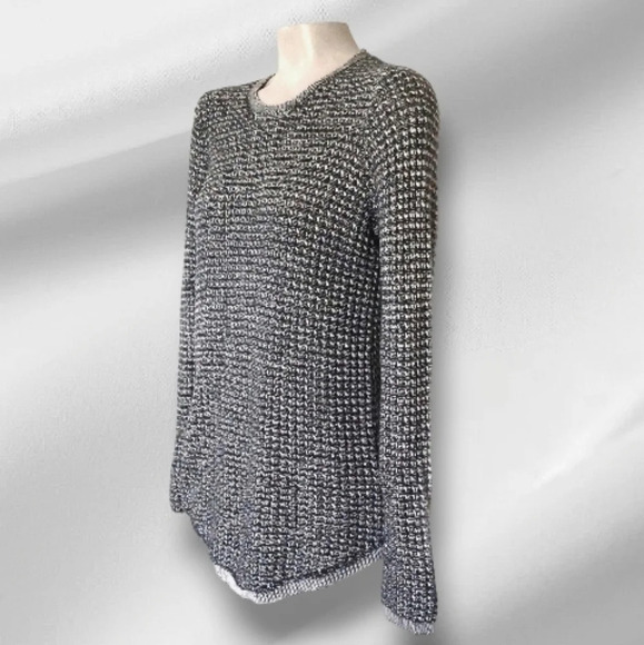 Jeanne Pierre Cozy Gray Sweater Scandi Girl Cabincore Minimalist M - Picture 3 of 5
